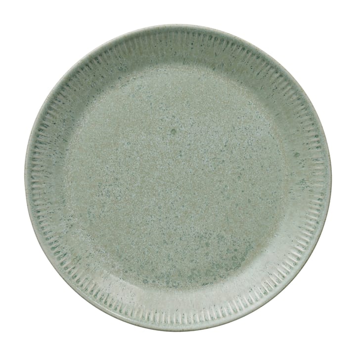 Knabstrup middagstallerken olivengrønn - 22 cm - Knabstrup Keramik