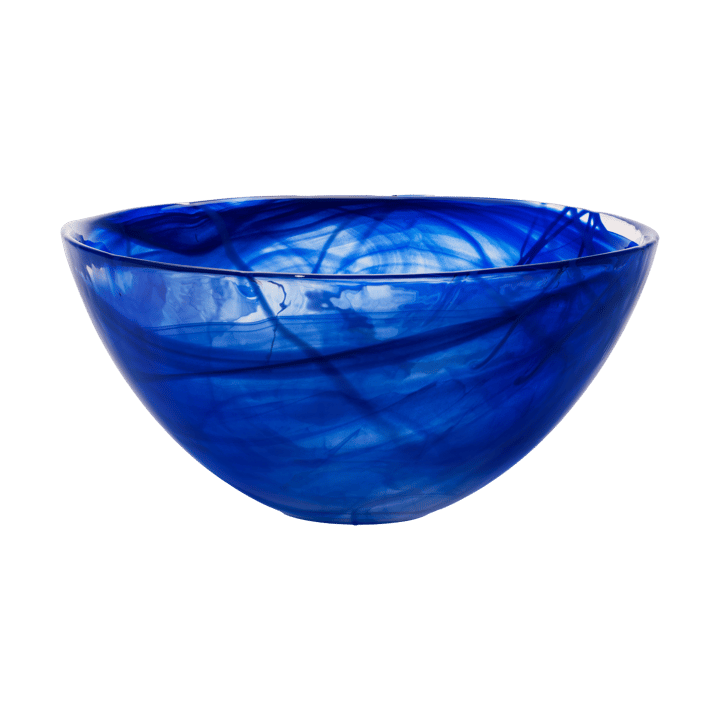 Contrast skål 350 mm - Blå-blå - Kosta Boda