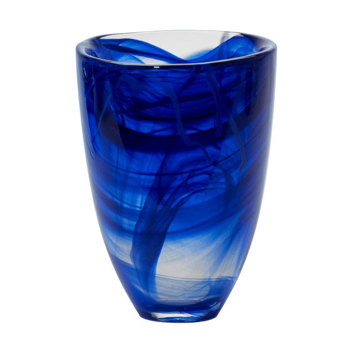 Contrast vase 200 mm - Blå-blå - Kosta Boda