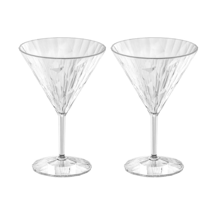 Club No. 12 martiniglass plast 25 cl 2-pakning - Krystallklar - Koziol
