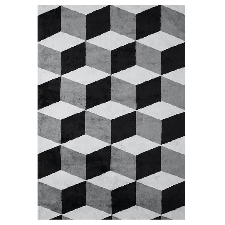 Viskos illusion gulvteppe, 200x320 cm - elephant gray (grå) - Layered