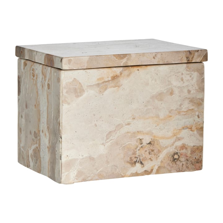 Ellia oppbevaringsboks marmor 16,5 x 11,5 cm - Lin - Lene Bjerre