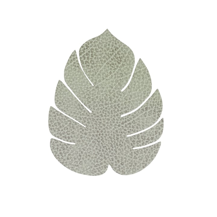 Monstera Leaf Hippo glassunderlag - Olivgrønn - LIND DNA