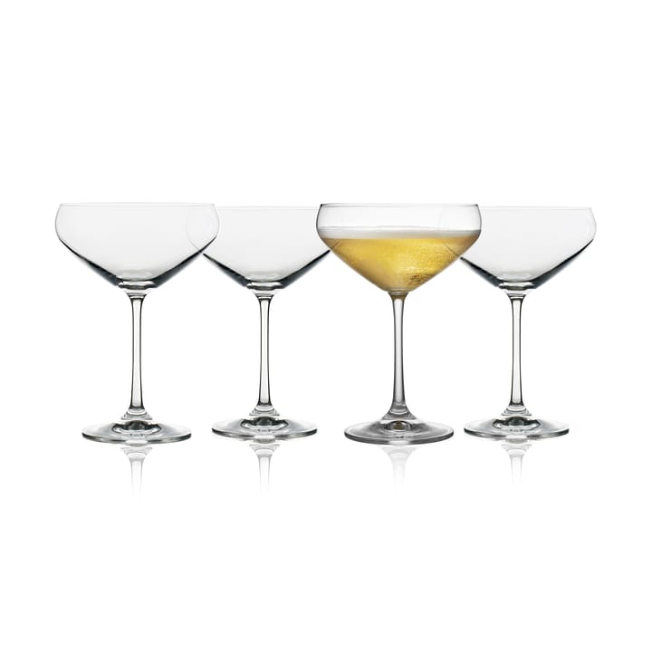 Juvel champagneglass coupe 34 cl 4-pakning - Krystall - Lyngby Glas