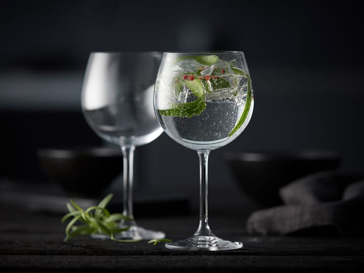 Juvel gin- og tonicglass 57 cl 4-pakning - Krystall - Lyngby Glas