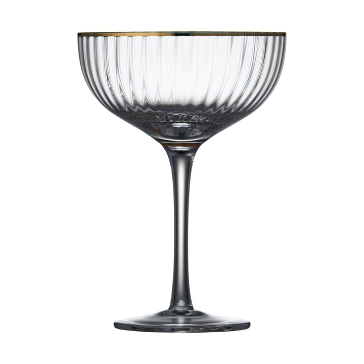 Palermo Gold cocktailglass 31,5 cl 4-pakning - Klar-gull - Lyngby Glas