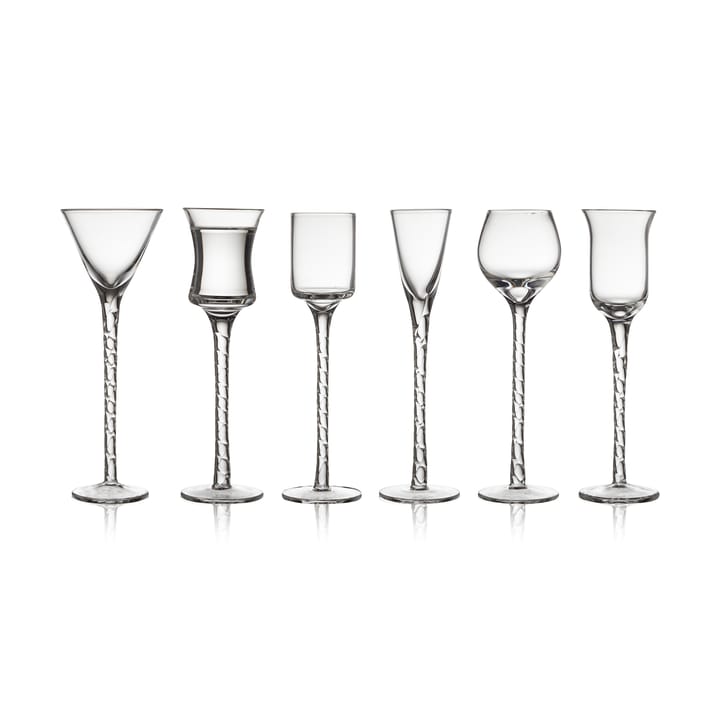 Rom snapsglass 2,5–5 cl 6 deler - Klar - Lyngby Glas