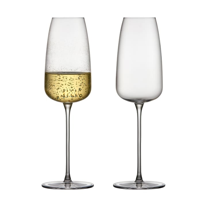 Veneto champagneglass 36 cl 2-pakning - Clear - Lyngby Glas