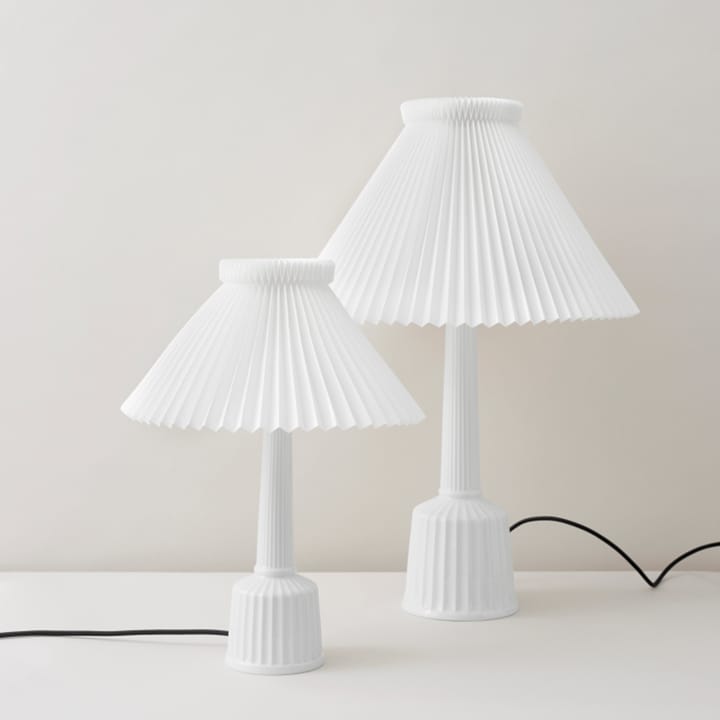 Esben klint bordlampe - hvit, h.44 cm - Lyngby Porcelæn