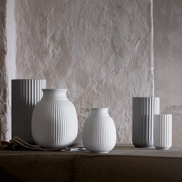 Lyngby Curve vase 17,5 cm - Hvit - Lyngby Porcelæn