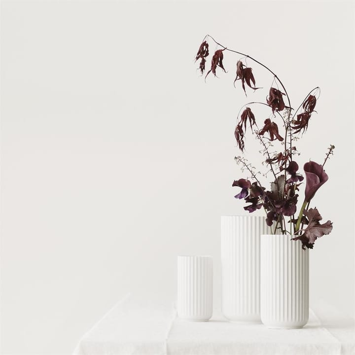 Lyngby vase hvit matt - 25 cm - Lyngby Porcelæn