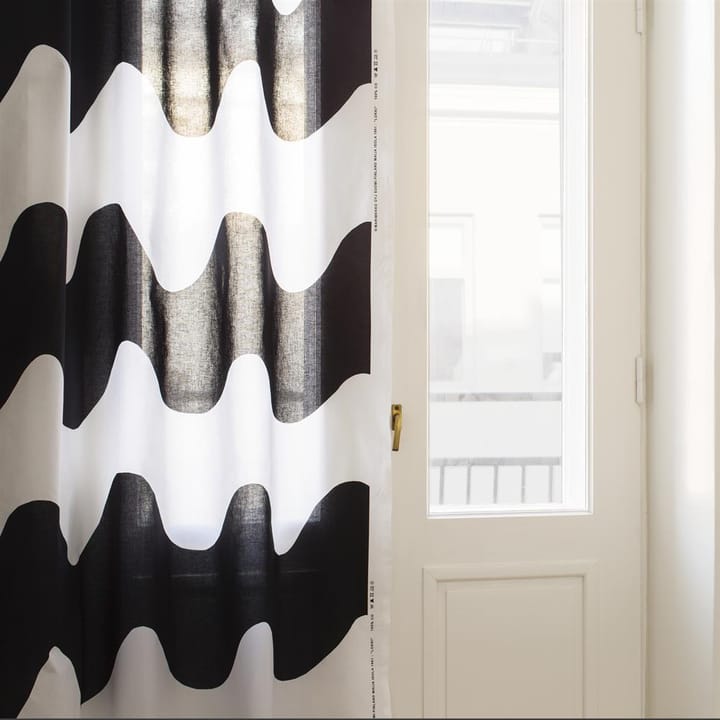 Lokki tekstil - svart-hvit - Marimekko
