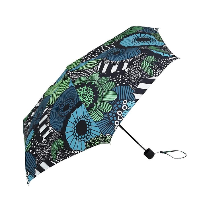 Siirtolapuutarha paraply - blå-grønn - Marimekko