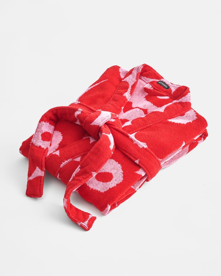 Unikko 2 badekåpe - Red-pink, XL - Marimekko