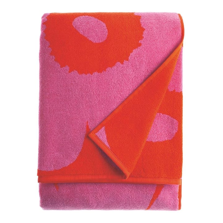 Unikko håndkle rød-rosa - badehåndkle - Marimekko