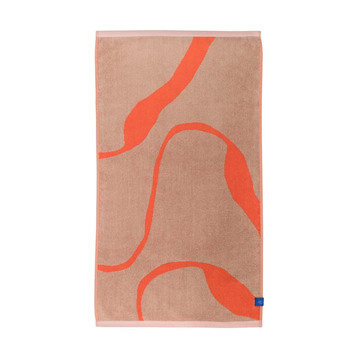 Nova Arte badehåndkle 70 x 133 cm - Latte-orange - Mette Ditmer