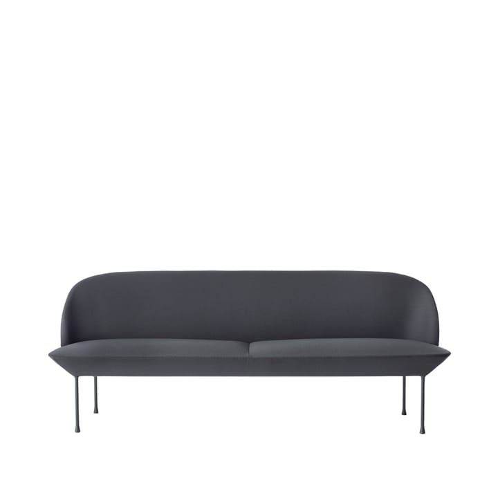 Oslo sofa 3-seter - Steelcut 180-Dark grey - Muuto