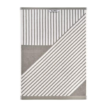 Stripes håndkle 50x70 cm - Grå - NJRD