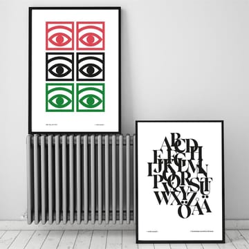 Eksell typografiposter - miks - Olle Eksell