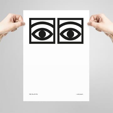 Ögon ett öga plakat - 50x70 cm - Olle Eksell