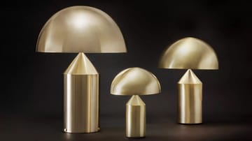 Atollo small 238 bordlampe metall - Gold - Oluce