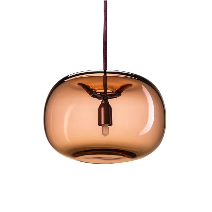 Pebble taklampe rund - okseblod-glass - Örsjö Belysning