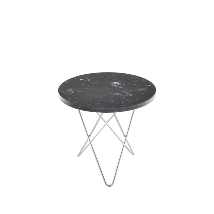 Mini O Table salongbord - Marquina marmor, rustfritt stativ - OX Denmarq