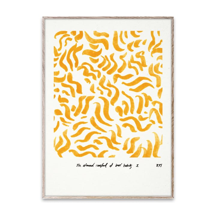Comfort – Yellow plakat - 50 x 70 cm - Paper Collective