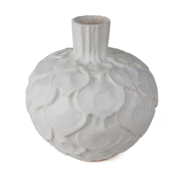Artisjokk vase hvit - 22 cm - Paradisverkstaden
