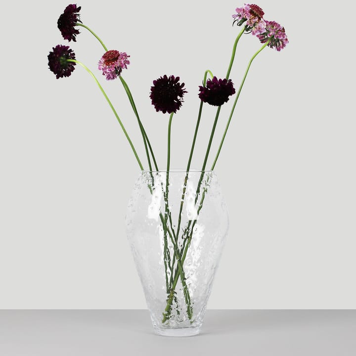 Crushed glassvase large - Clear - Ro Collection