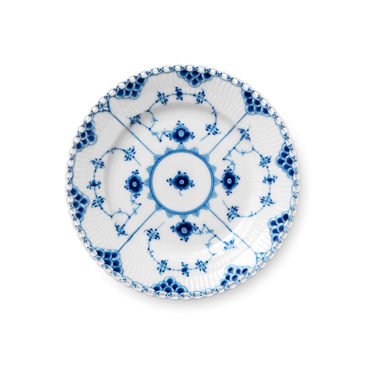 Blue Fluted Full Lace tallerken - Ø 17 cm - Royal Copenhagen