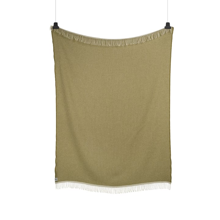 Mello pledd 150x210 cm - Leaf green - Røros Tweed