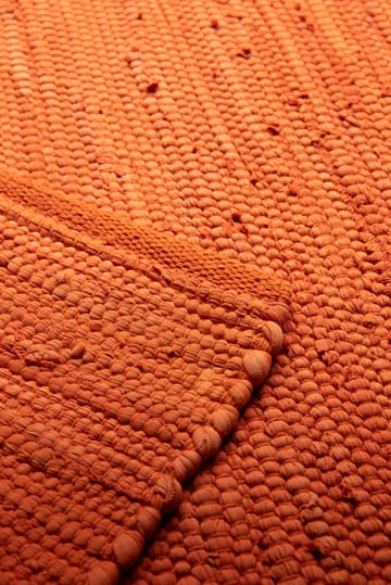 Cotton teppe 140 x 200 cm - Solar oransje (oransje) - Rug Solid