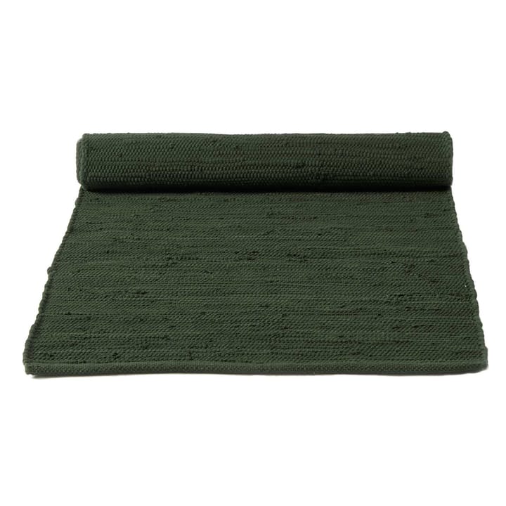 Cotton teppe 170 x 240 cm - guilty green (grønn) - Rug Solid