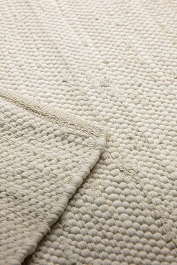 Cotton teppe 60 x 90 cm - desert white (hvit) - Rug Solid