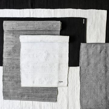 Cotton teppe 65 x 135 cm - black (svart) - Rug Solid