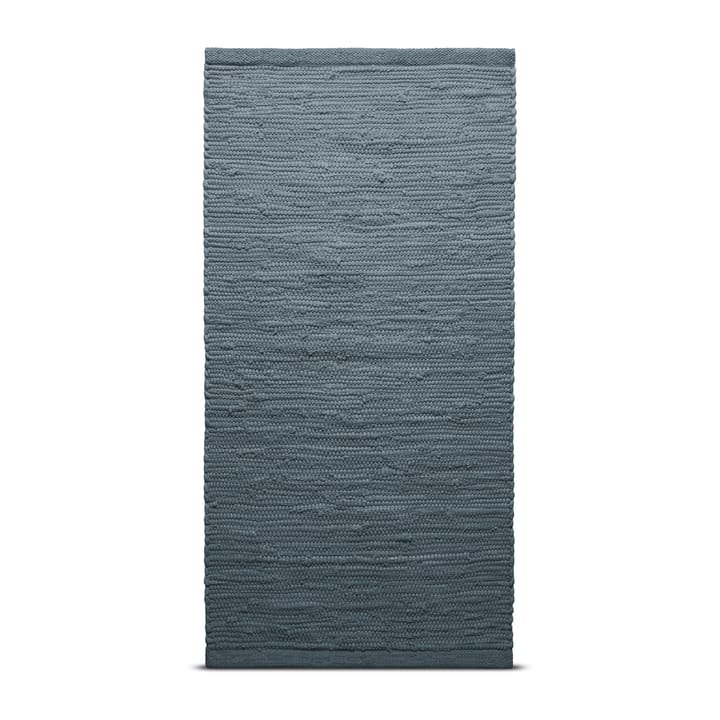 Cotton teppe 75 x 300 cm - Steel grey (grå) - Rug Solid