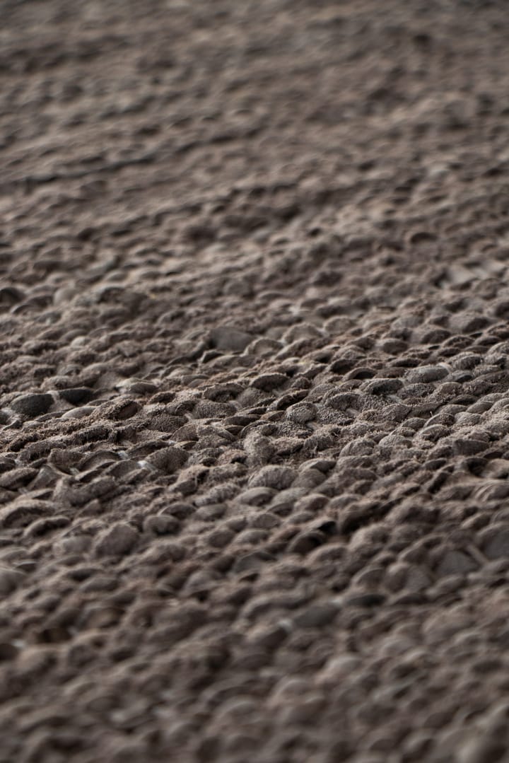 Leather gulvteppe 65x135 cm - Wood (brun) - Rug Solid