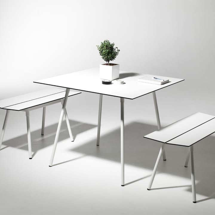 Ella spisebord rektangulært  - Mørkegrå, 220 x 90 cm - SMD Design
