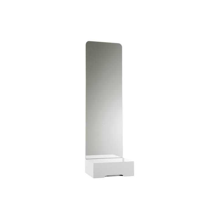 Prisma speil - hvit, 117 x 35 cm - SMD Design