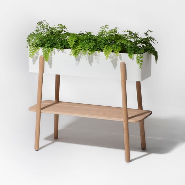 Prunella blomsterbord - hvit-eik - SMD Design