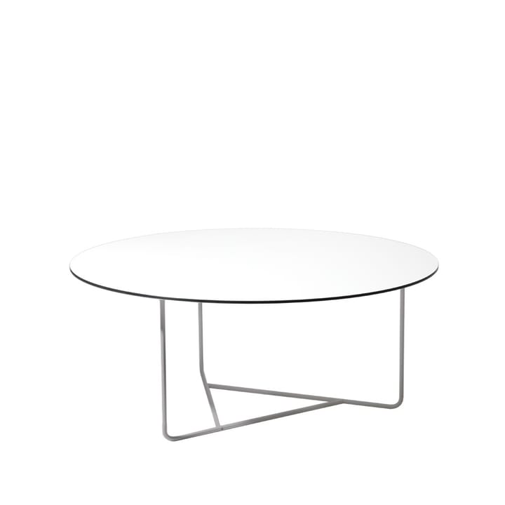Tellus sofabord - hvit, kromstativ, H 41 D 100 - SMD Design