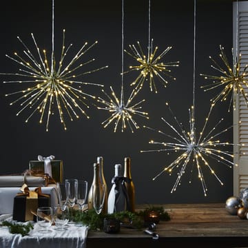 Firework hengende dekorasjon 30 cm - gull - Star Trading