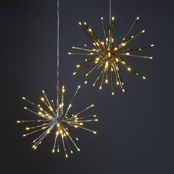 Firework hengende dekorasjon 30 cm - gull - Star Trading