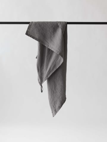 Washed linen stoffserviett 45 x 45 cm - mørkegrå - Tell Me More
