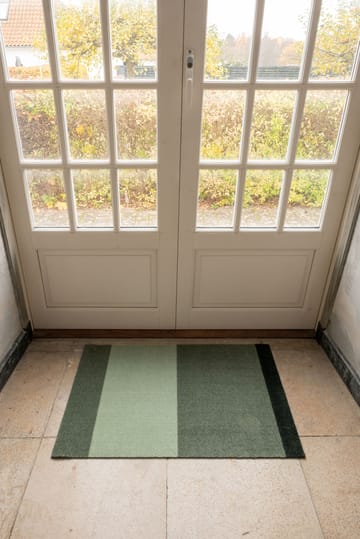Stripes by tica, horisontal, dørmatte - Green, 60 x 90 cm - tica copenhagen