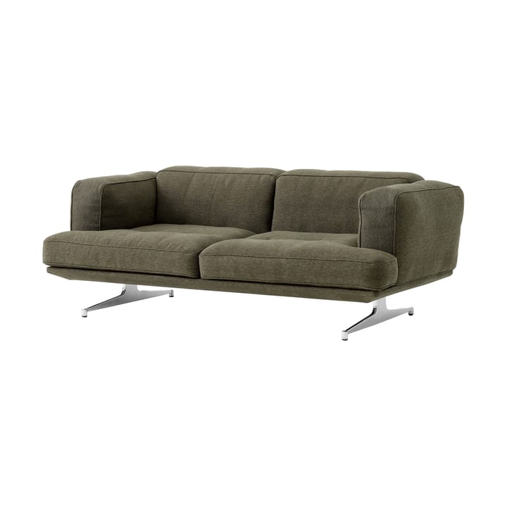 Inland AV22 sofa 2-seters - Clay 0014-polished aluminium - &Tradition