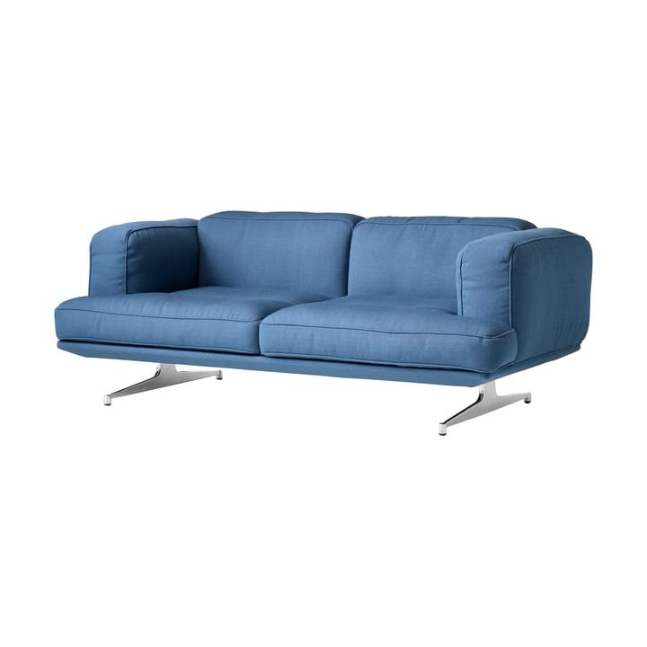 Inland AV22 sofa 2-seters - Vidar 733-polished aluminium - &Tradition