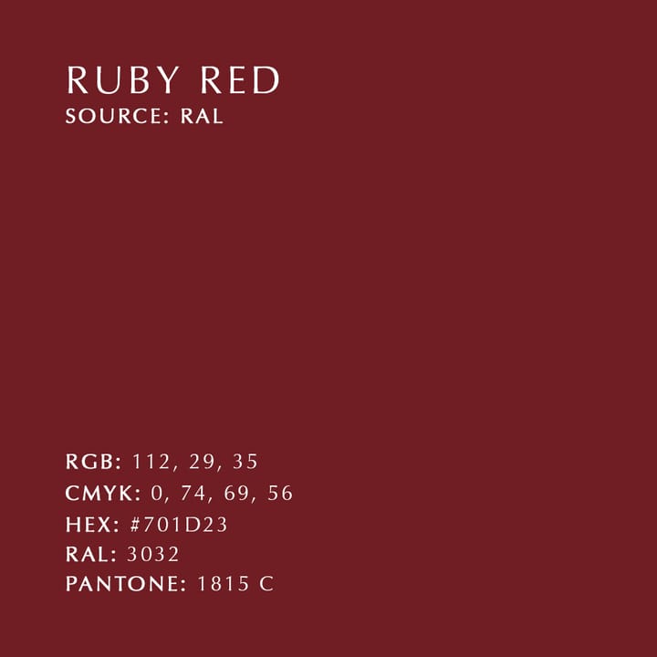 Asteria taklampe - ruby (vinrød) - Umage