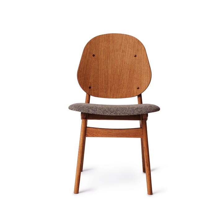 Noble stol - tekstil rusty sprinkles, teakoljet eikestativ - Warm Nordic